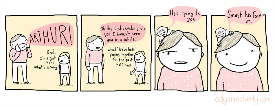 lying arthur comic