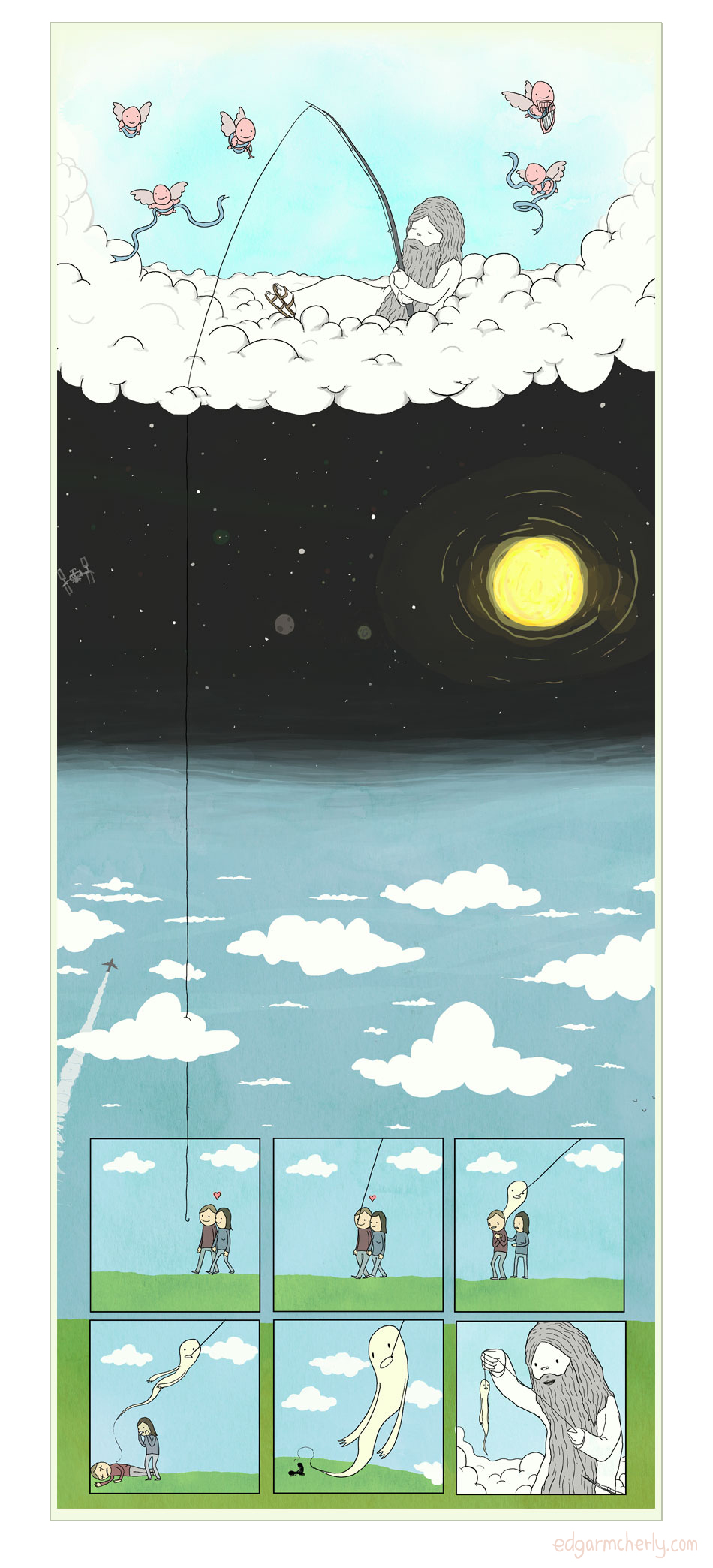 fishing comic