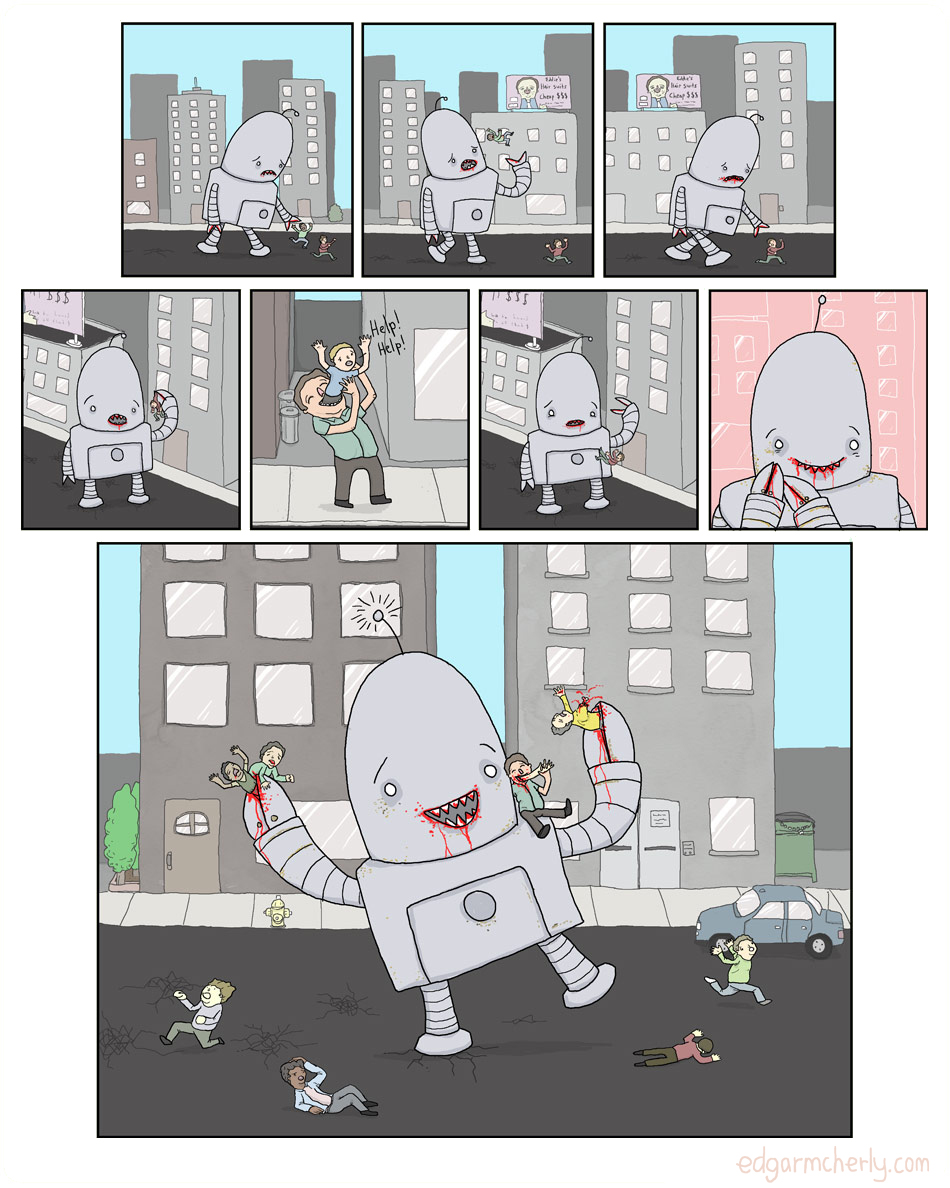 loneliest robot comic