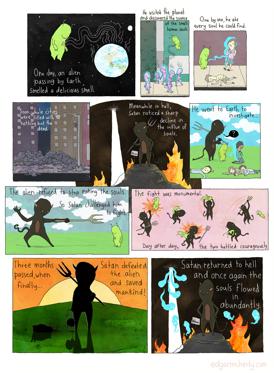 the smell comic
